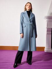 Акція на Пальто жіноче SHEIN GD-00143056 L Блакитне від Rozetka