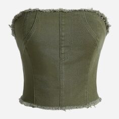 Акція на Топ жіночий SHEIN GD-00145862 M Хакі від Rozetka