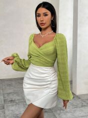 Акція на Топ жіночий SHEIN GD-00122422 S Салатовий від Rozetka