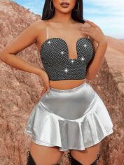 Акція на Топ жіночий SHEIN GD-00143777 L Чорний від Rozetka