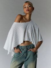 Акція на Топ жіночий SHEIN GD-00122446 L Білий від Rozetka