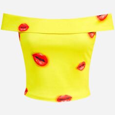 Акція на Топ жіночий SHEIN GD-00150012 S Жовтий від Rozetka