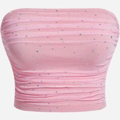 Акція на Топ жіночий SHEIN GD-00122458 3XL Світло-рожевий від Rozetka