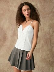Акція на Топ жіночий SHEIN GD-00150218 S Білий від Rozetka