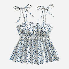 Акція на Топ жіночий SHEIN GD-00150857 S Білий від Rozetka