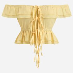 Акція на Топ жіночий SHEIN GD-00145005 L Жовтий від Rozetka