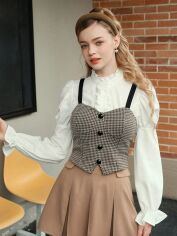 Акція на Топ жіночий SHEIN GD-00117096 S Різнокольоровий від Rozetka