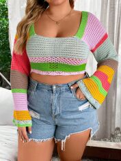 Акція на Топ жіночий SHEIN GD-00135760 XL Різнокольоровий від Rozetka
