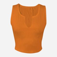 Акція на Топ жіночий SHEIN GD-00144257 L Помаранчевий від Rozetka