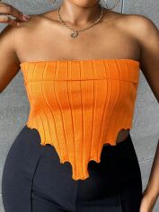Акція на Топ жіночий SHEIN GD-00112685 2XL Помаранчевий від Rozetka