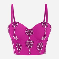 Акція на Топ жіночий SHEIN GD-00116978 S Рожевий від Rozetka
