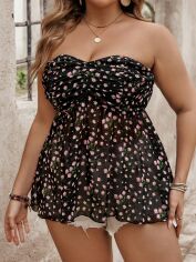 Акція на Топ жіночий SHEIN GD-00138744 2XL Чорний від Rozetka