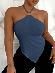 Акція на Топ жіночий SHEIN GD-00133464 XL Синій від Rozetka