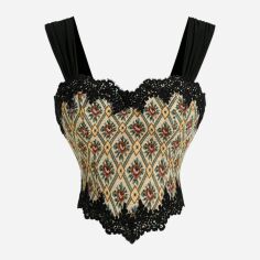 Акція на Топ жіночий SHEIN GD-00144566 L Різнокольоровий від Rozetka