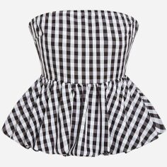 Акція на Топ жіночий SHEIN GD-00155611 M Чорний з білим від Rozetka