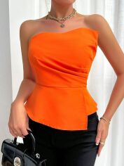 Акція на Топ жіночий SHEIN GD-00144941 S Помаранчевий від Rozetka