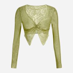 Акція на Топ жіночий SHEIN GD-00122439 XL Салатовий від Rozetka