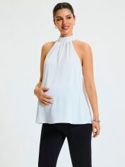 Акція на Блузка для вагітних жіноча SHEIN GD-00150714 S Біла від Rozetka