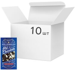 Акція на Упаковка шоколаду Millennium Craft Series чорного з мигдалем та журавлиною 100 г х 10 шт від Rozetka