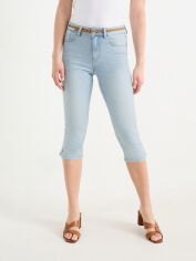 Акція на Капрі джинсові Skinny жіночі C&A GD-00110026 48 Блакитні від Rozetka