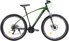 Акція на Велосипед Crossride МТВ ST Matrix 27.5" 17" 2025 Чорно-зелений (02752-170-1) від Rozetka