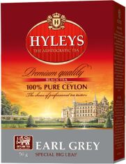 Акція на Чай чорний Hyleys Earl Grey особливо крупнолистовий 50 г від Rozetka