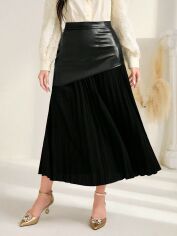 Акція на Спідниця довга осіння жіноча SHEIN GD-00158401 L Чорна від Rozetka