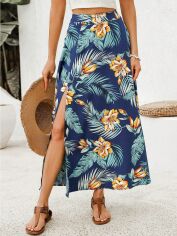 Акція на Спідниця довга літня жіноча SHEIN GD-00163063 XS Різнокольорова від Rozetka