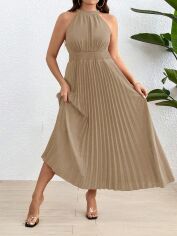 Акція на Плаття жіноче SHEIN GD-00119193 XL Бежеве від Rozetka