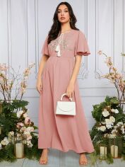 Акція на Плаття для вагітних SHEIN GD-00151695 XL Світло-рожеве від Rozetka