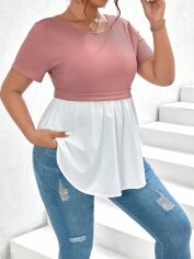 Акція на Туніка жіноча SHEIN GD-00151404 24-26 Комбінована від Rozetka