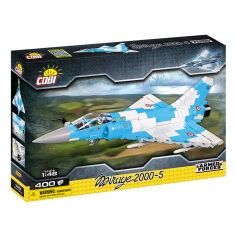 Акція на Конструктор Самолет Mirage 2000-5 400 деталей Cobi COBI-5801 від Podushka
