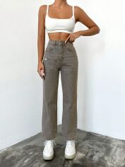 Акція на Джинси жіночі SHEIN GD-00125213 38 Сірі від Rozetka
