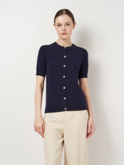 Акція на Кардиган жіночий ASK ME Knitted jacket WIskur WTR-219 KW09.04.09.52 S Синій від Rozetka