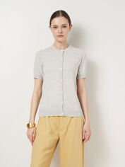 Акція на Кардиган жіночий ASK ME Knitted jacket WIskur WTR-219 KW09.04.12.52 L Сірий від Rozetka