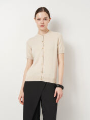 Акція на Кардиган жіночий ASK ME Knitted jacket WIskur WTR-219 KW09.04.16.52 S Бежевий від Rozetka