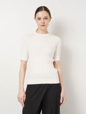 Акція на Футболка бавовняна жіноча ASK ME Crew-neck WIsk5 WTR- 218 KW09.02.00.52 L Біла від Rozetka