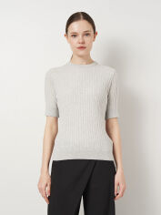 Акція на Футболка бавовняна жіноча ASK ME Crew-neck WIsk5 WTR- 218 KW09.02.12.52 L Сіра від Rozetka