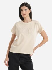 Акція на Футболка бавовняна жіноча Levi's A8804-0029 XS Бежева від Rozetka