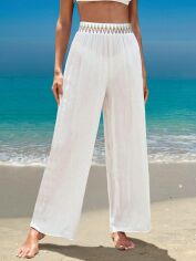 Акція на Штани жіночі SHEIN GD-00168934 S Білі від Rozetka