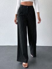 Акція на Штани жіночі SHEIN GD-00152076 L Чорні від Rozetka