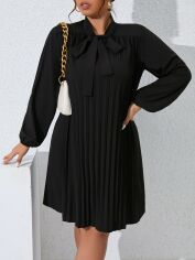 Акція на Плаття міді літнє жіноче SHEIN GD-00095670 XL Чорне від Rozetka