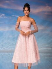 Акція на Плаття жіноче SHEIN GD-00119036 XS Світло-рожеве від Rozetka