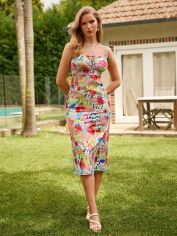 Акція на Плаття жіноче SHEIN GD-00149688 S Різнокольорове від Rozetka
