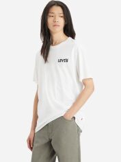 Акція на Футболка бавовняна довга чоловіча Levi's 16143-1321 2XL Біла від Rozetka