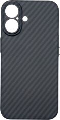 Акція на Панель BeCover Carbonite Case MagSafe для Apple iPhone 16 Black від Rozetka