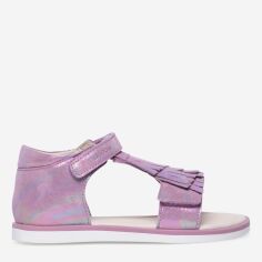 Акція на Дитячі шкіряні сандалії для дівчинки Lasocki Kids Hera CI12-HERA-04 25 Фіолетові від Rozetka