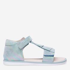 Акція на Дитячі шкіряні сандалії для дівчинки Lasocki Kids Hera CI12-HERA-04 26 Блакитні від Rozetka