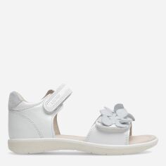 Акція на Дитячі шкіряні сандалії для дівчинки Lasocki Kids Heart CI12-2854-02D 25 Білі від Rozetka