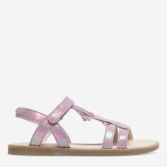 Акція на Дитячі шкіряні сандалії для дівчинки Lasocki Young Vernis CI12-3027-01B 32 Фіолетові від Rozetka